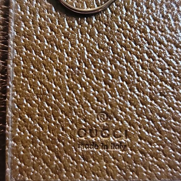Gucci New Vintage Rare Brown Key and Card Holder with Box - Picture 10 of 10